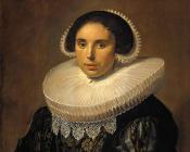 弗朗斯 哈尔斯 : Portrait of a woman possibly Sara Wolphaerts van Diemen